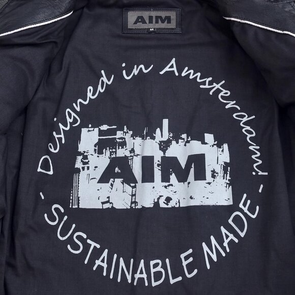 100% Sheep Leather Jacket Men Black Biker Motorcycle Casual Real Leather Wear - Picture 5 of 7